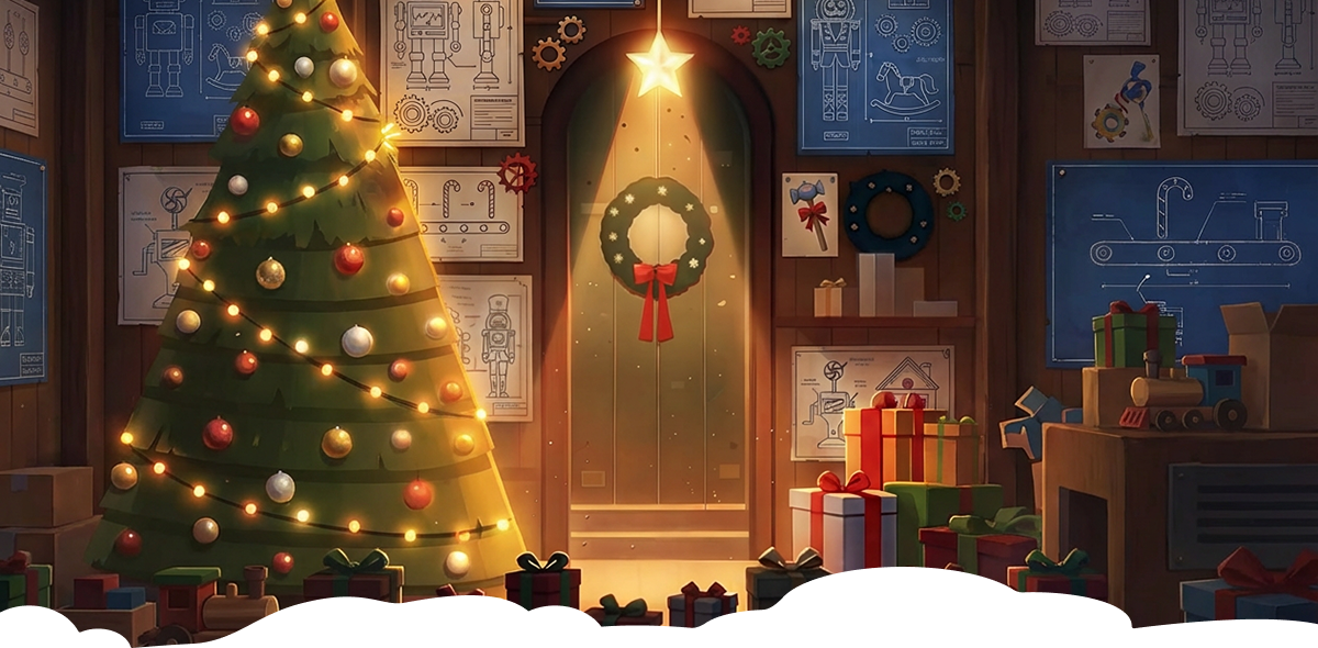 Willkommen in der Weihnachtsmanns Fabrik!