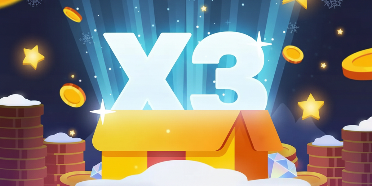 Праздничный x3 буст!